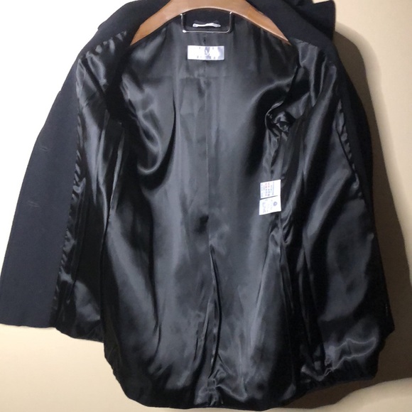 Maxmara black minimalist pea coat - Picture 6 of 7